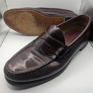 Weejuns GH Bass & Co Mens Classic Brown Penny Loafers Size 10 Leather